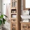 mutoni sweet home Badezimmer-Set Zoprax Mangoholz Natur (5-Tlg)> Badezimmermöbel-Sets