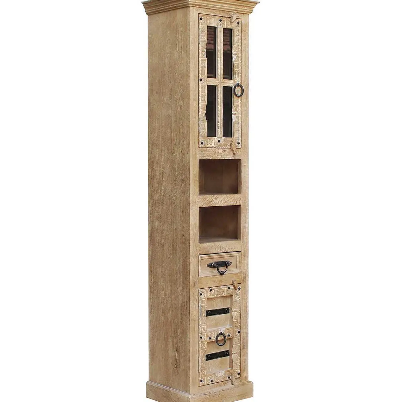mutoni sweet home Badezimmer-Set Zoprax Mangoholz Natur (5-Tlg)> Badezimmermöbel-Sets