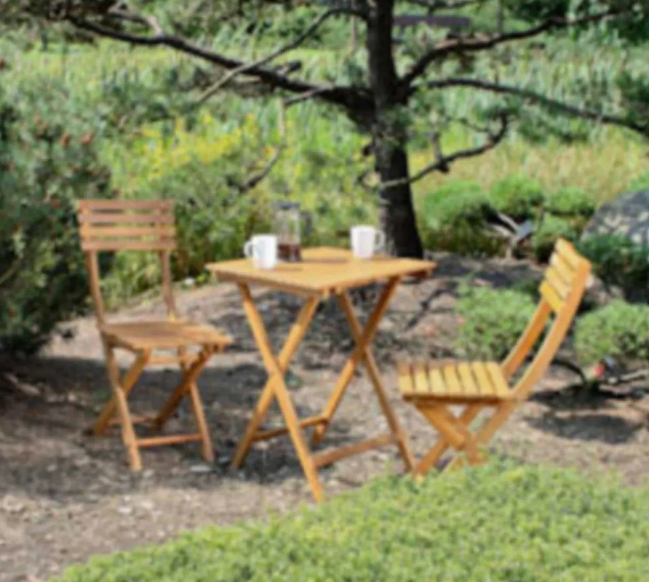mutoni pleasure Balkon-Set Alameda Akazie Natur (5-Tlg)> Balkon-Sets