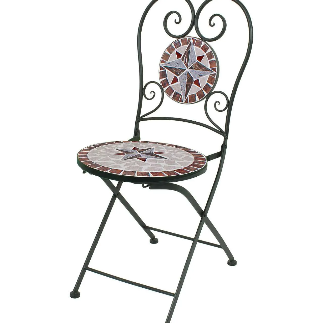 mutoni pleasure Balkon-Set Amarillo Mosaik Braun Ocker> Balkon-Sets