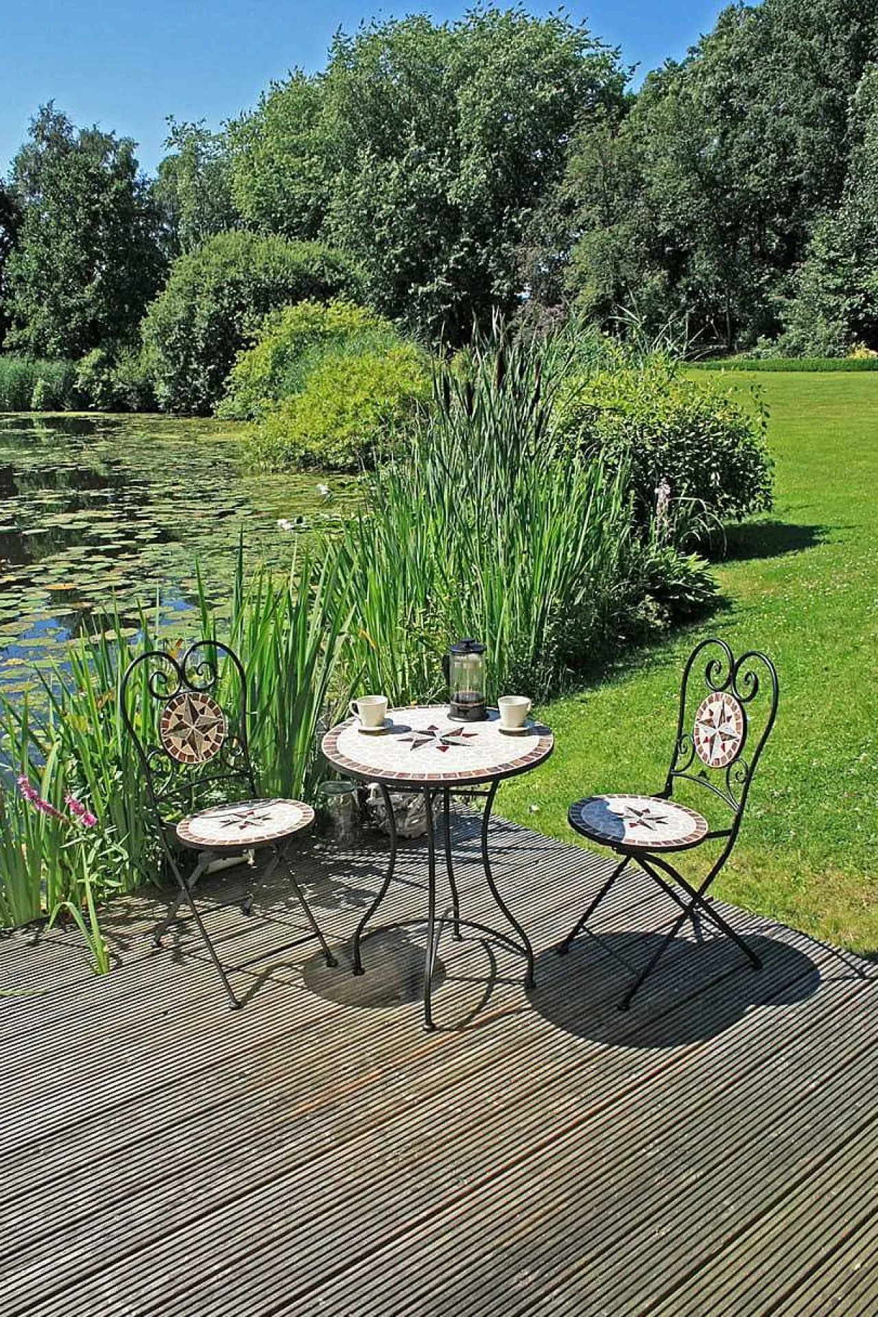 mutoni pleasure Balkon-Set Amarillo Mosaik Braun Ocker> Balkon-Sets