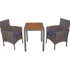 mutoni pleasure Balkon-Set Dakota Braun (3-Tlg)> Balkon-Sets