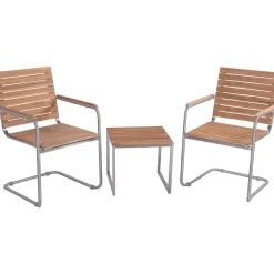 mutoni pleasure Balkon-Set Denver Teak Natur (3-Tlg)> Balkon-Sets
