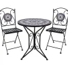 mutoni pleasure Balkon-Set Jalua Mosaik Schwarz (3-Er Set)> Balkon-Sets