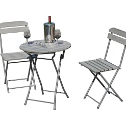 mutoni pleasure Balkon-Set Lugo Grau (3-Tlg)> Balkon-Sets