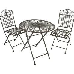 mutoni pleasure Balkon-Set Mangan Stahl Schwarzbraun><noscript><img width=