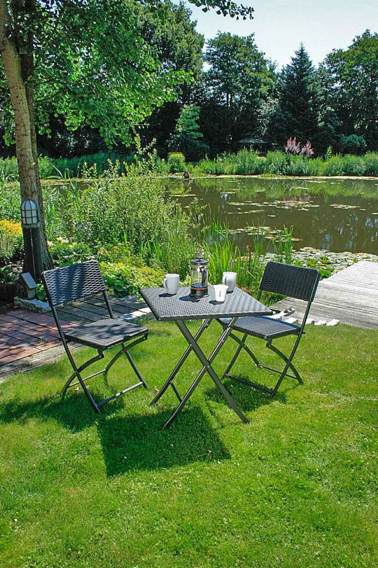 mutoni pleasure Balkon-Set Ventana Stahl Schwarz (3-Er Set)> Balkon-Sets