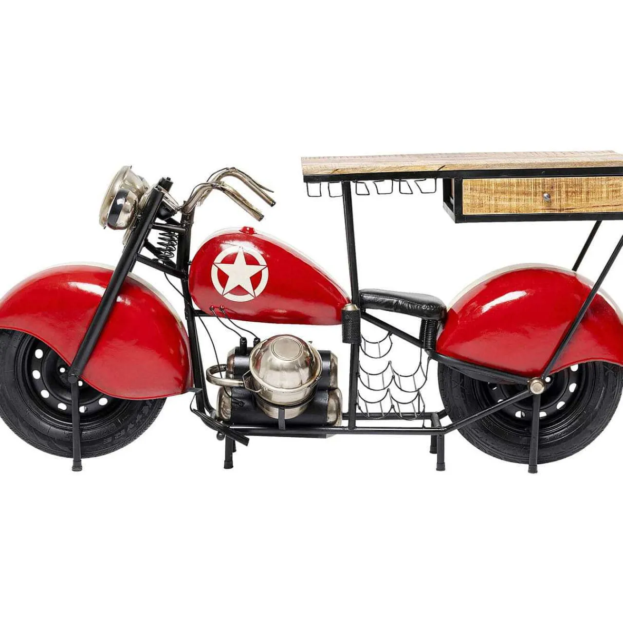 KARE Design Bar Motorbike Rot> Barschränke & Bartheken