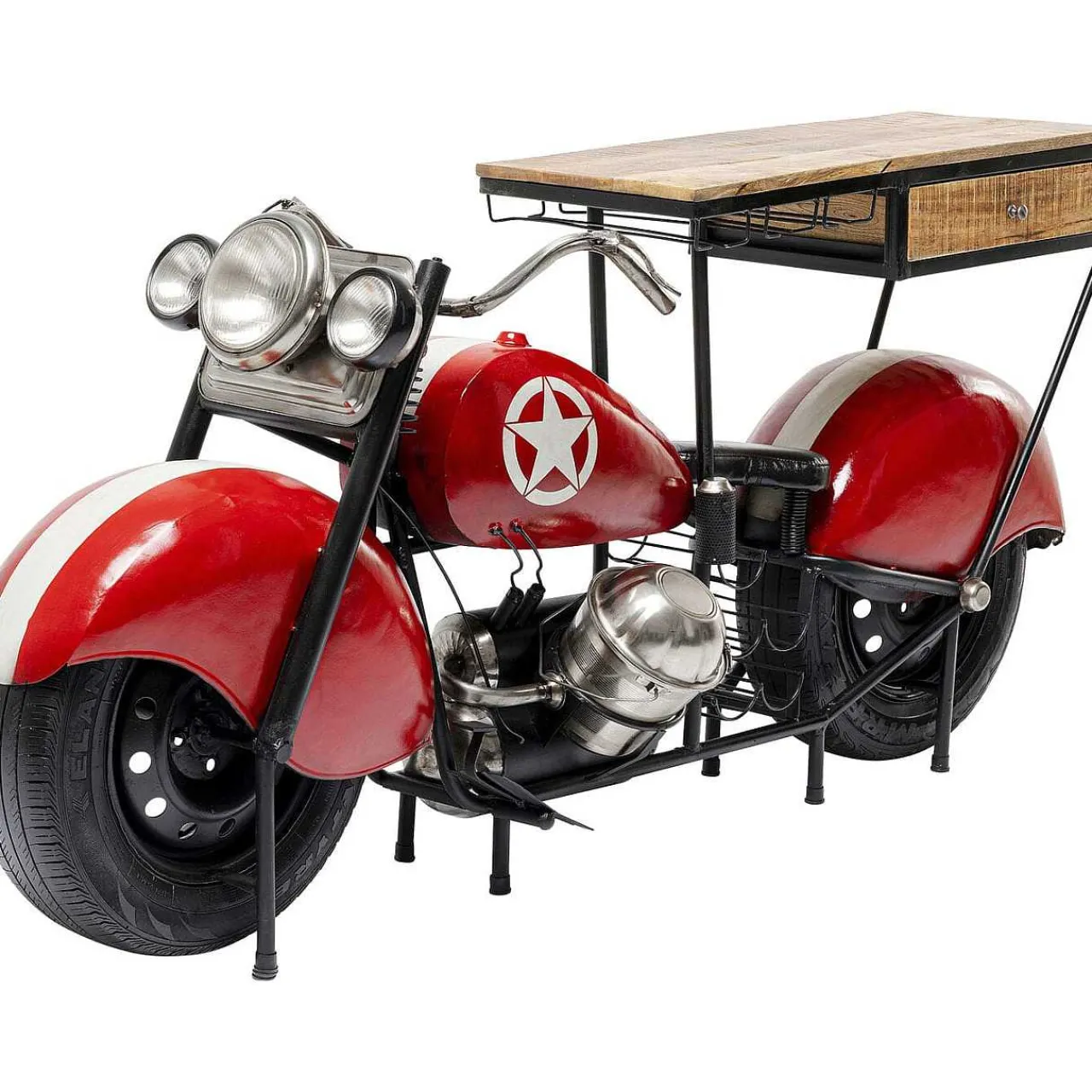 KARE Design Bar Motorbike Rot> Barschränke & Bartheken