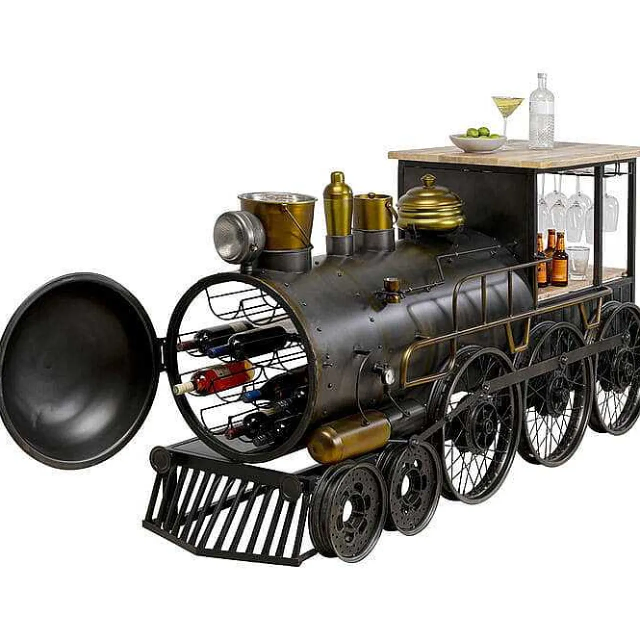 KARE Design Bar Steamlock 225> Barschränke & Bartheken
