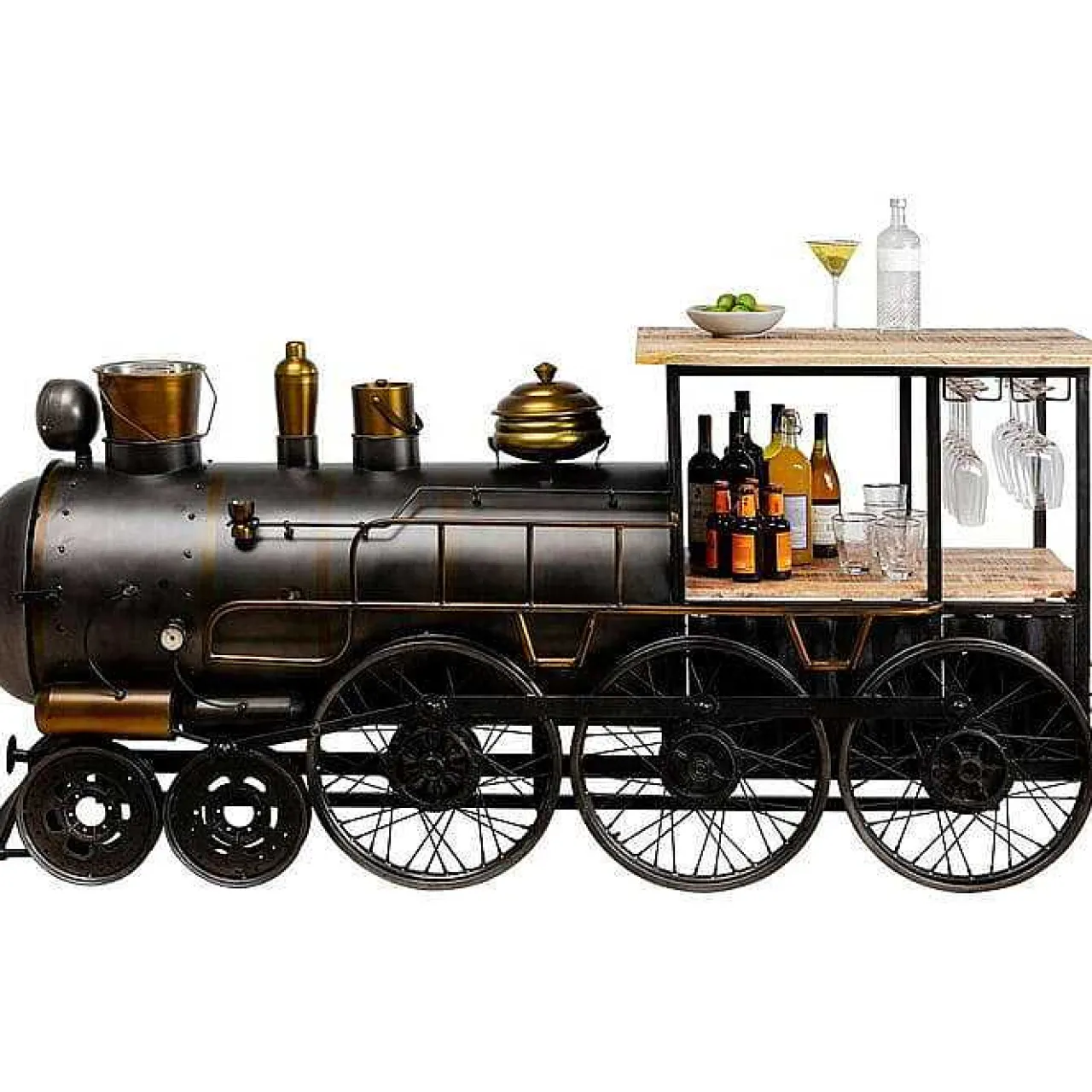 KARE Design Bar Steamlock 225> Barschränke & Bartheken