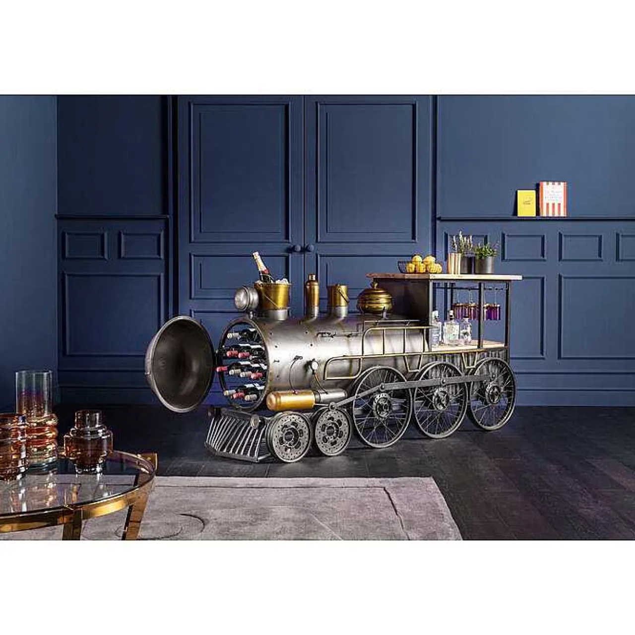 KARE Design Bar Steamlock 225> Barschränke & Bartheken