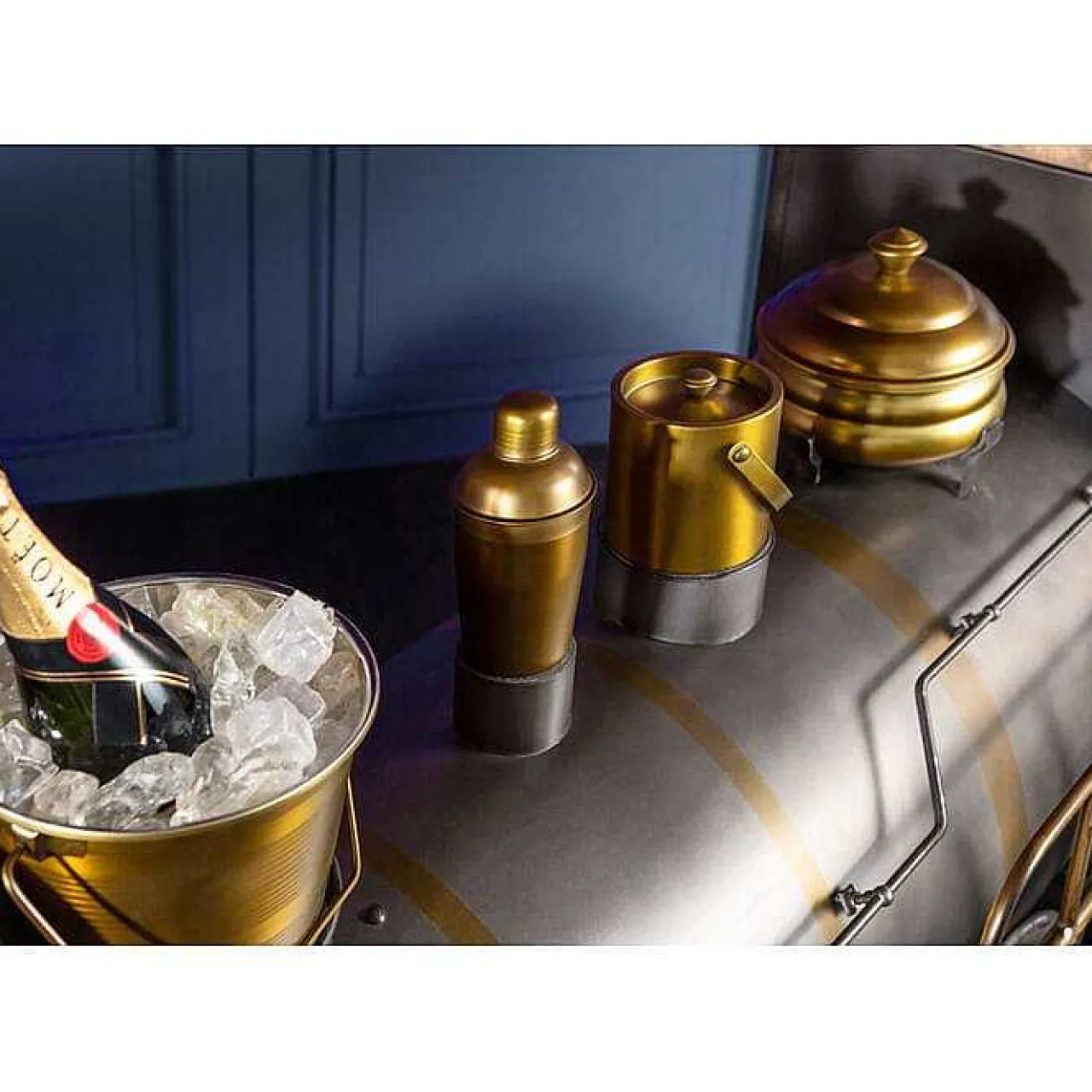 KARE Design Bar Steamlock 225> Barschränke & Bartheken