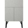 mutoni living Barschrank Carved Mango Mist 146X90> Barschränke & Bartheken