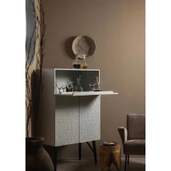 mutoni living Barschrank Carved Mango Mist 146X90><noscript><img width=
