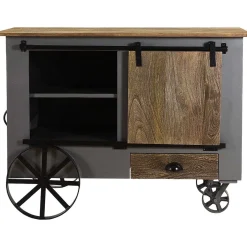 mutoni pleasure Barschrank Mit Rollen Ranchi Mango Braun Grau><noscript><img width=