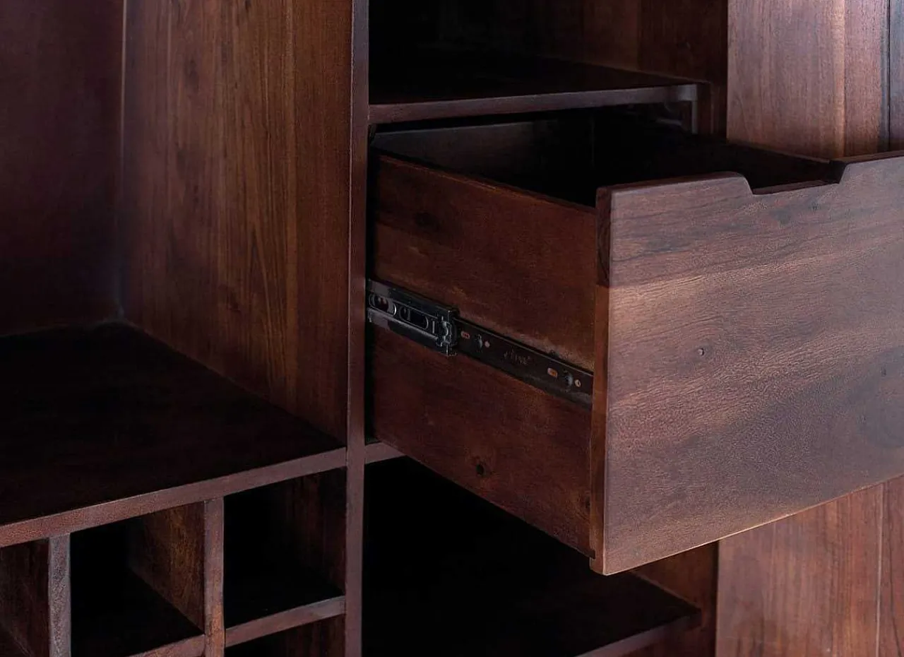 mutoni inspiration Barschrank Rera Mangoholz Braun 91X119> Barschränke & Bartheken