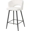 mutoni industrial Barstuhl Boucle Salon Weiss> Barhocker & Barstühle