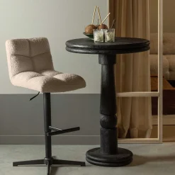 mutoni living Barstuhl Vinny Drehbar Boucle Sand><noscript><img width=