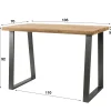 mutoni industrial Bartisch Berna 135X70 Weiss Antik> Bartische
