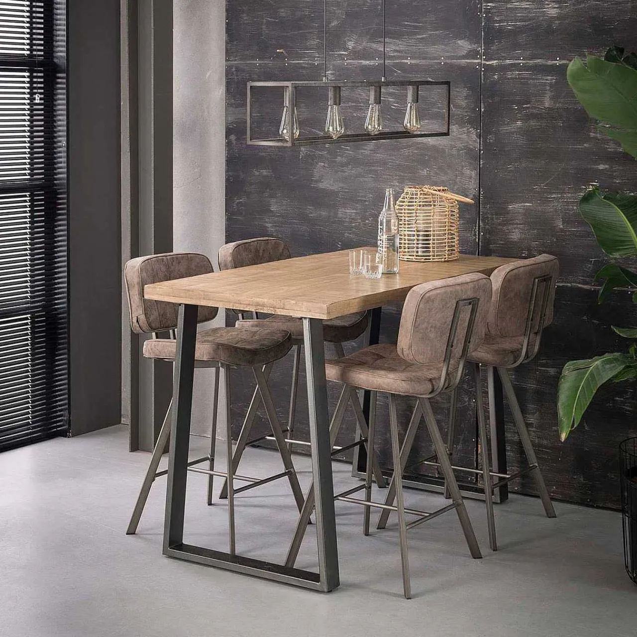 mutoni industrial Bartisch Berna 135X70 Weiss Antik> Bartische