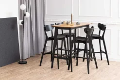 mutoni scandi Bartisch Enrico Natur Schwarz 120X60> Bartische