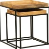 mutoni pleasure Beistelltisch Bangalore Mango Natur 55 (2-Er Set)> Beistelltische