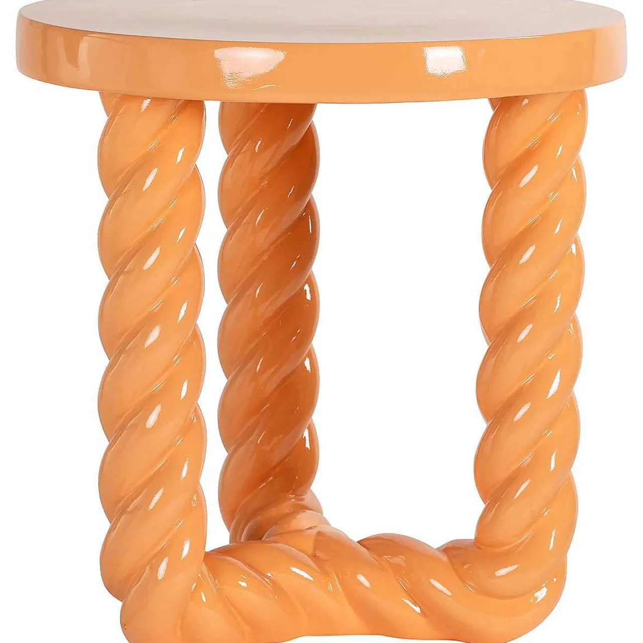 Richmond Interiors Beistelltisch Rosly Orange> Beistelltische