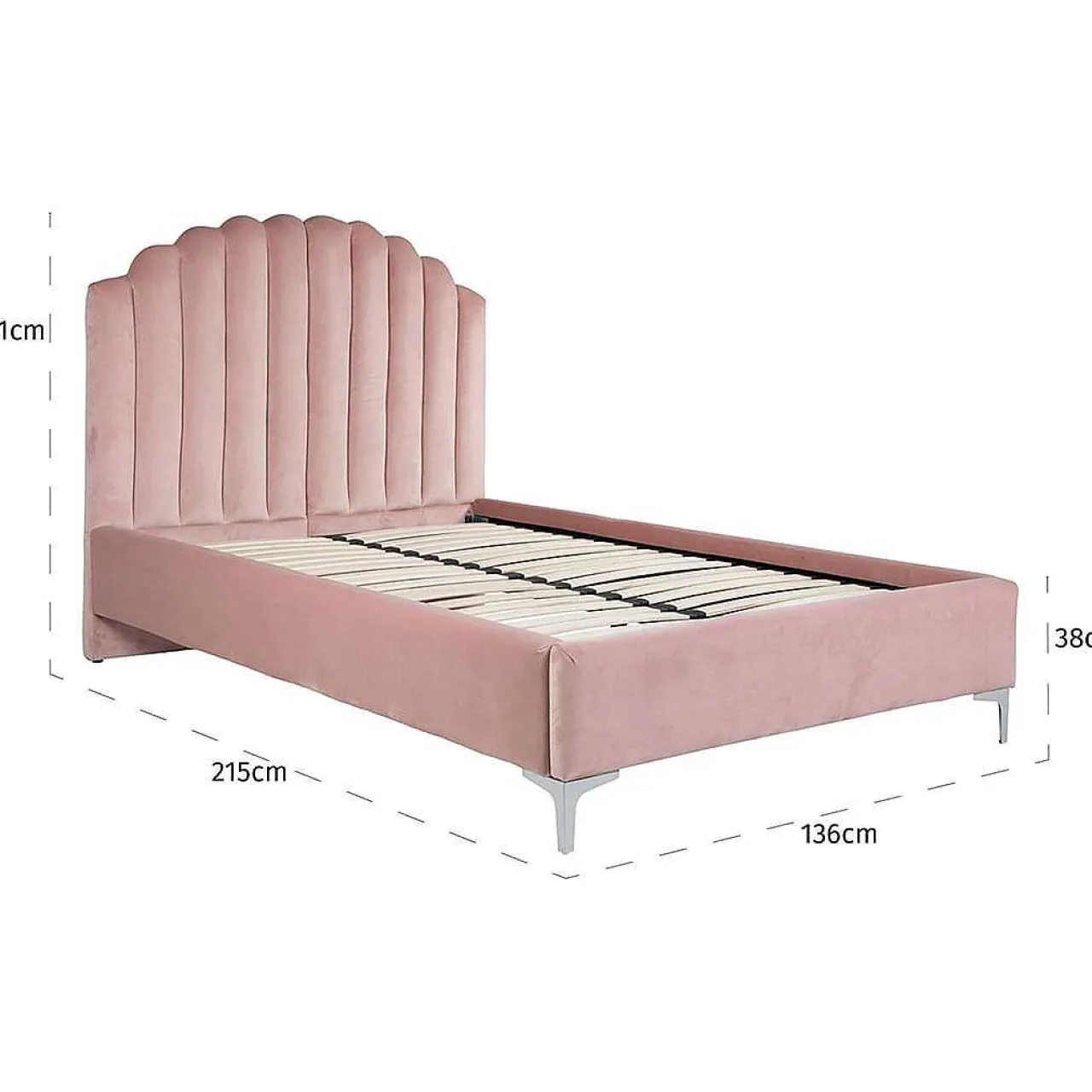 Richmond Interiors Bett Belmond Pink 136> Betten
