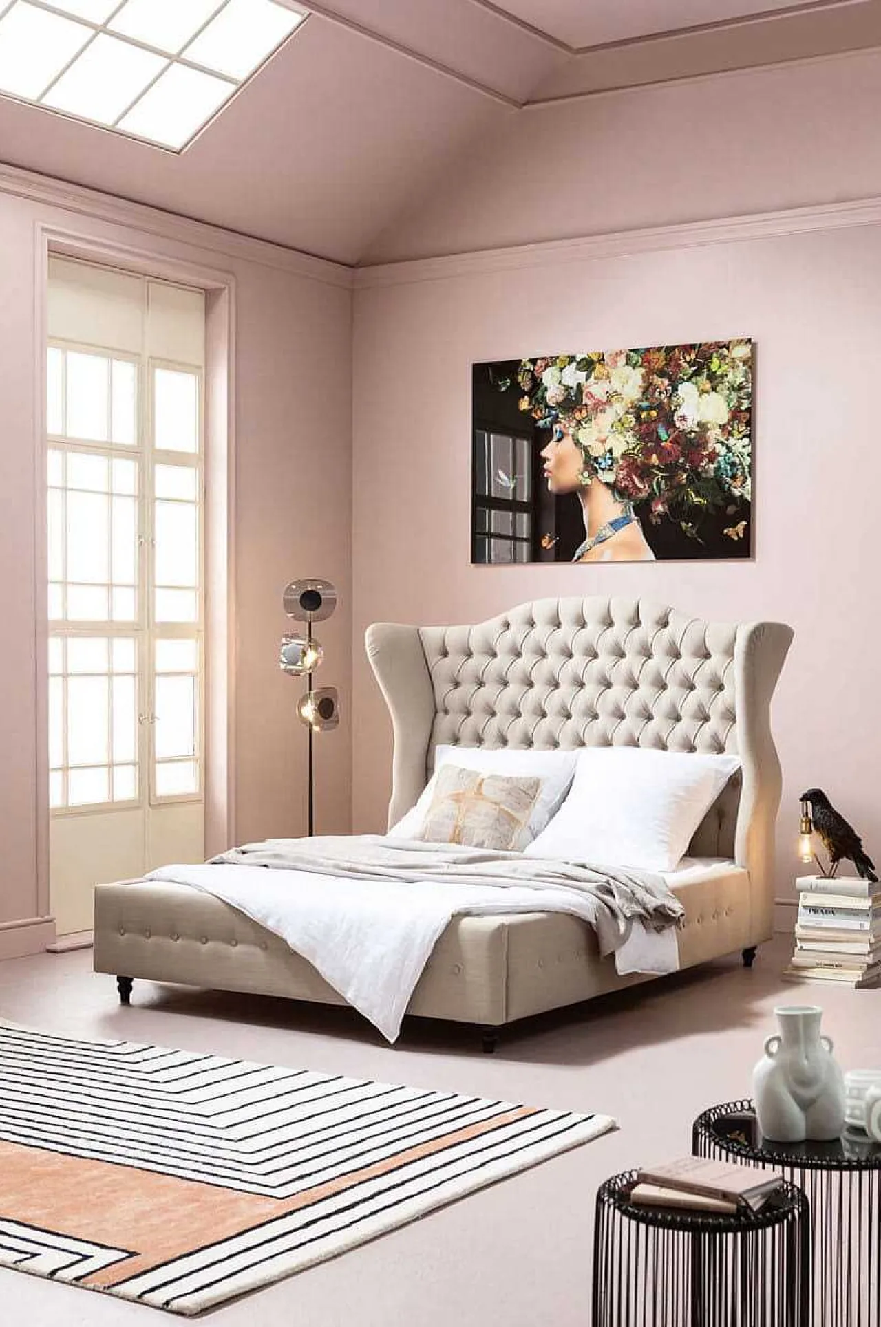 KARE Design Bett City Spirit Linen Natural 160X200Cm> Betten