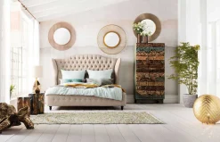 KARE Design Bett City Spirit Linen Natural 160X200Cm><noscript><img width=