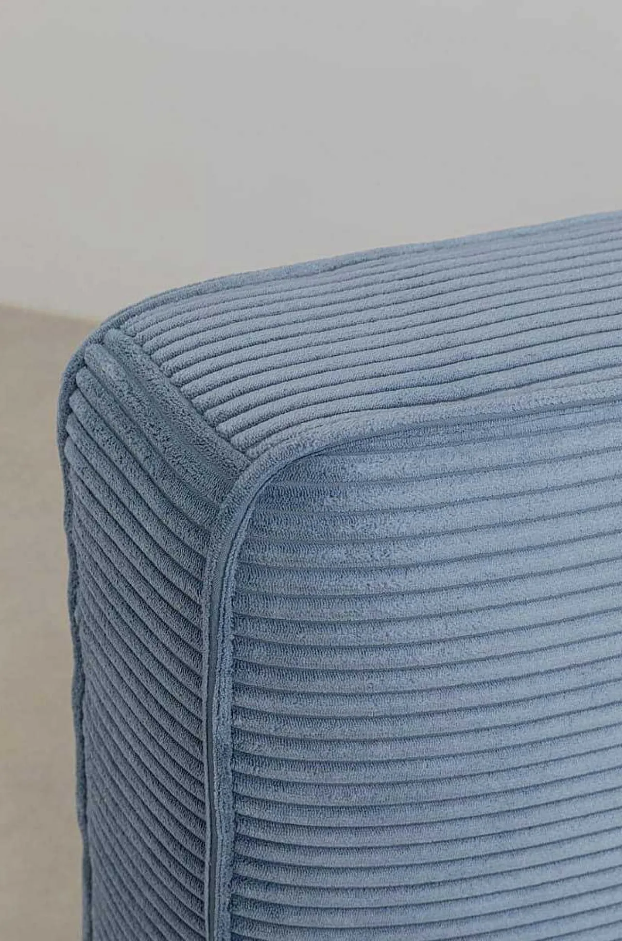 KARE Design Bett East Side Cord Blau 160X200> Betten