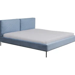 KARE Design Bett East Side Cord Blau 180X200><noscript><img width=