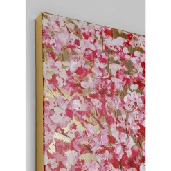 KARE Design Bild Touched Flower Couple Gold Pink 100X80Cm> Ölbilder