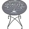 mutoni pleasure Bistro-Set Royal Stahl Grau> Balkon-Sets