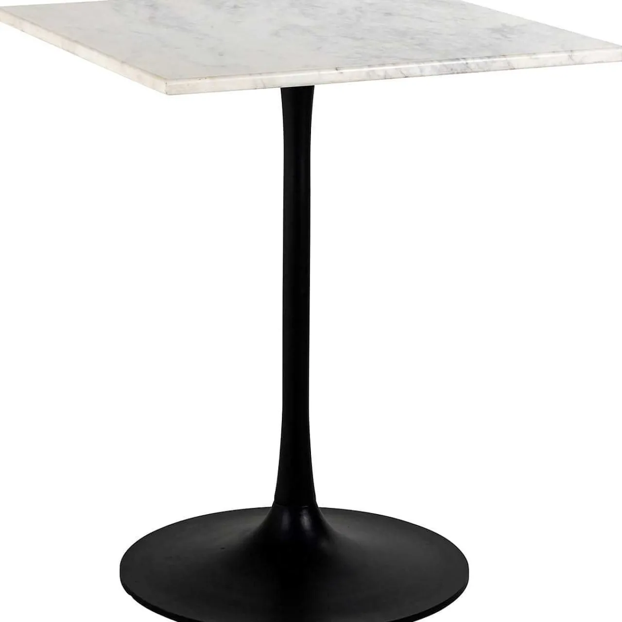 Richmond Interiors Bistrotisch Carlten Marmor Weiss Quadratisch 65> Bistrotische