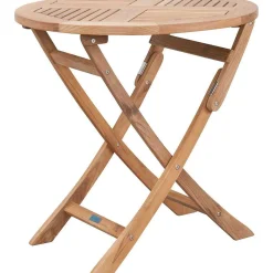 mutoni living Bistrotisch Folding Rund Teak 65X65> Garten Klapptische
