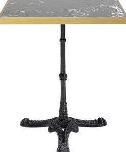 KARE Design Bistrotisch Kaffeehaus Rim Square Schwarz 57X57Cm> Bistrotische