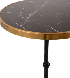 mutoni sweet home Bistrotisch Marmor Rund Schwarz 57X57> Bistrotische