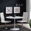 mutoni casual Bistrotisch Rund Weiss Hochglanz 110X110Cm> Bistrotische