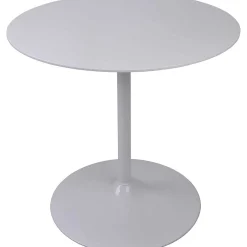 mutoni casual Bistrotisch Rund Weiss Hochglanz 80X80Cm> Bistrotische