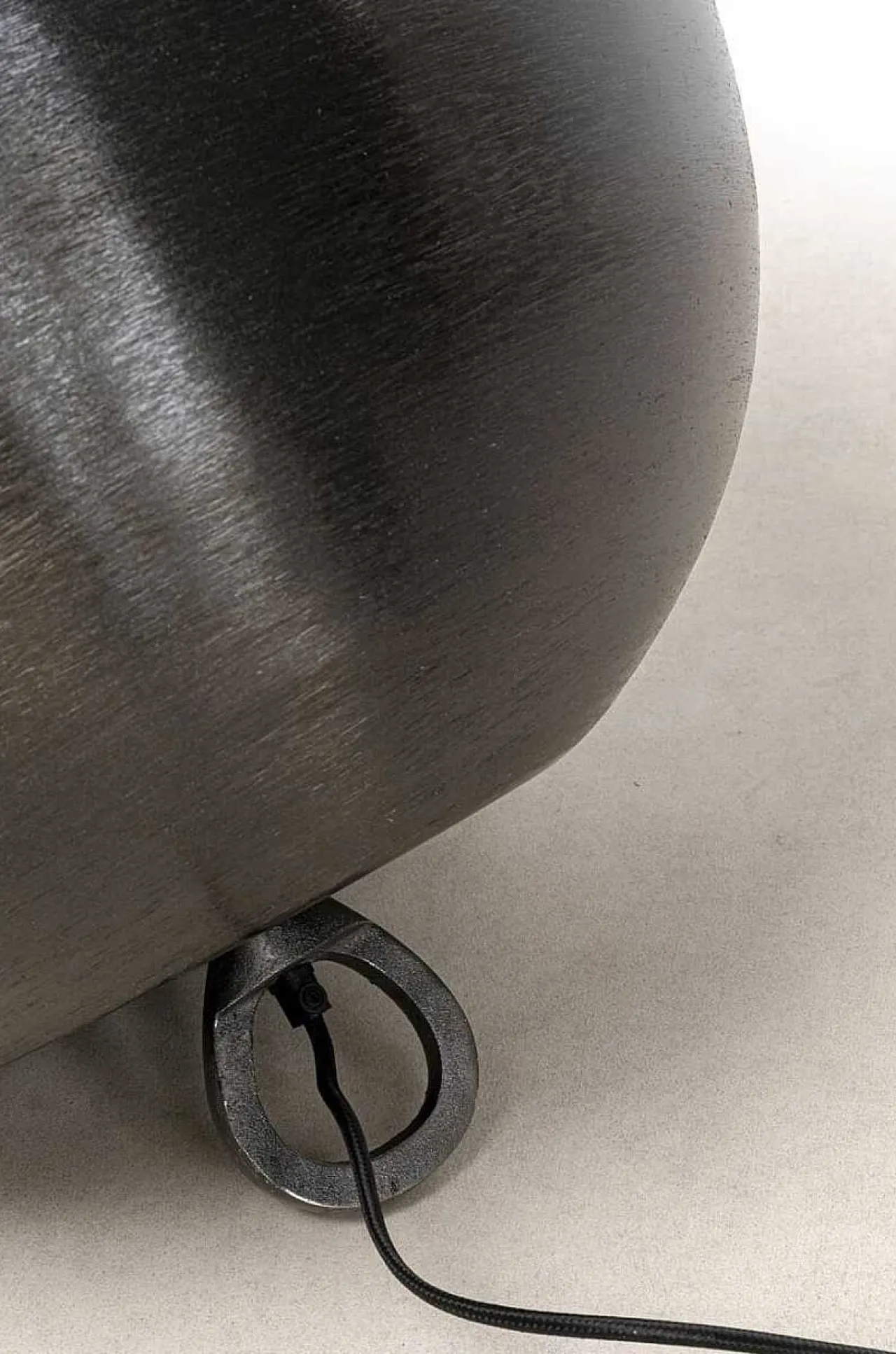 KARE Design Bodenleuchte Apollon Smooth Schwarz Rund 50> Bodenleuchten
