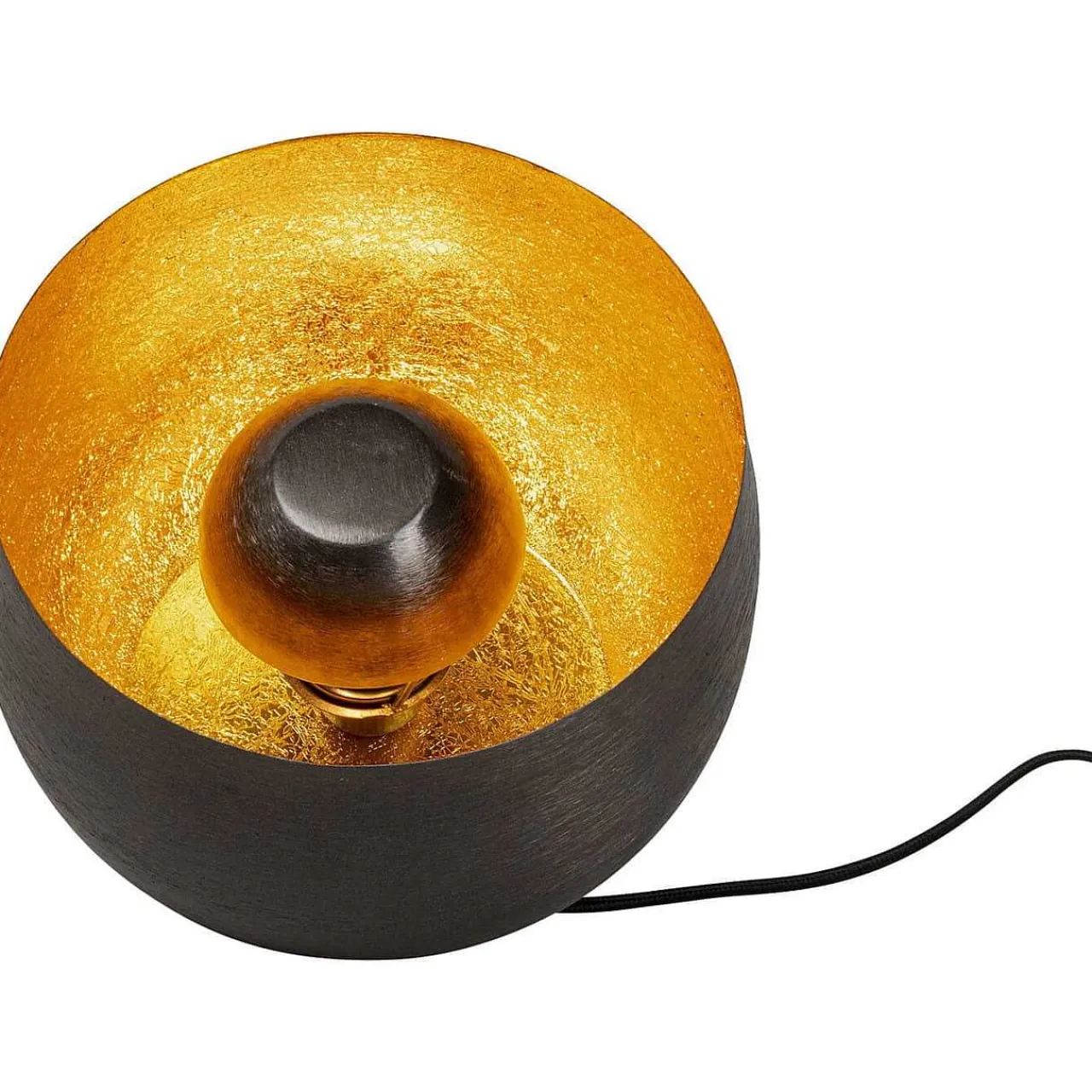 KARE Design Bodenleuchte Apollon Smooth Schwarz Rund 28> Bodenleuchten