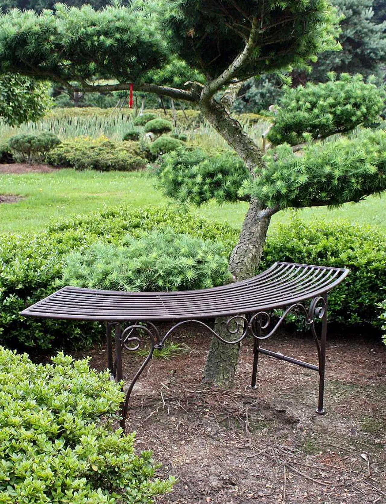 mutoni pleasure Bogenbank Fuego Eisen Schwarzbraun 125> Gartendeko