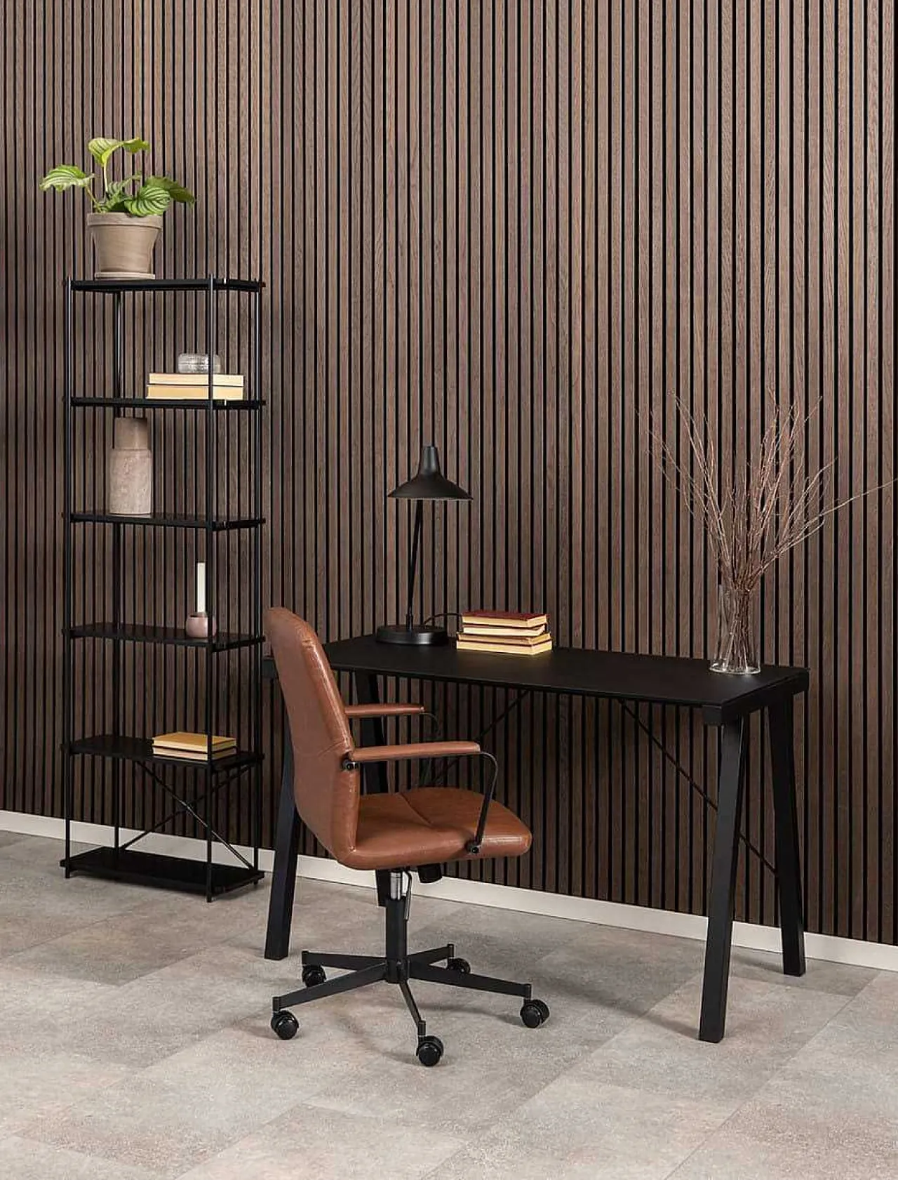 mutoni scandi Burostuhl Flure Cognac (1 Stuck)> Arbeitszimmer