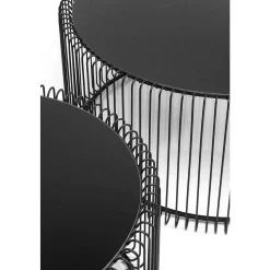 KARE Design Couchtisch Wire Black (2Er-Set)><noscript><img width=