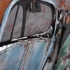 mutoni pleasure 3D Metallbild Blaue Autos Mit Parchen Visionik 120X80> Mutoniart
