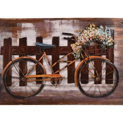 mutoni pleasure 3D Metallbild Fahrrad Visionik 120X80> Mutoniart