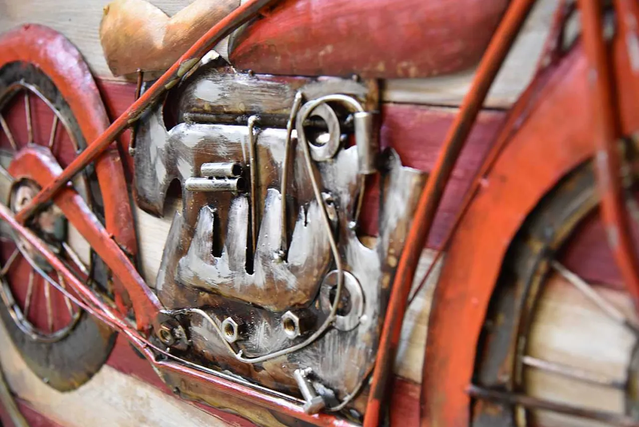 mutoni pleasure 3D Metallbild Motorrad Visionik 99X99> Mutoniart