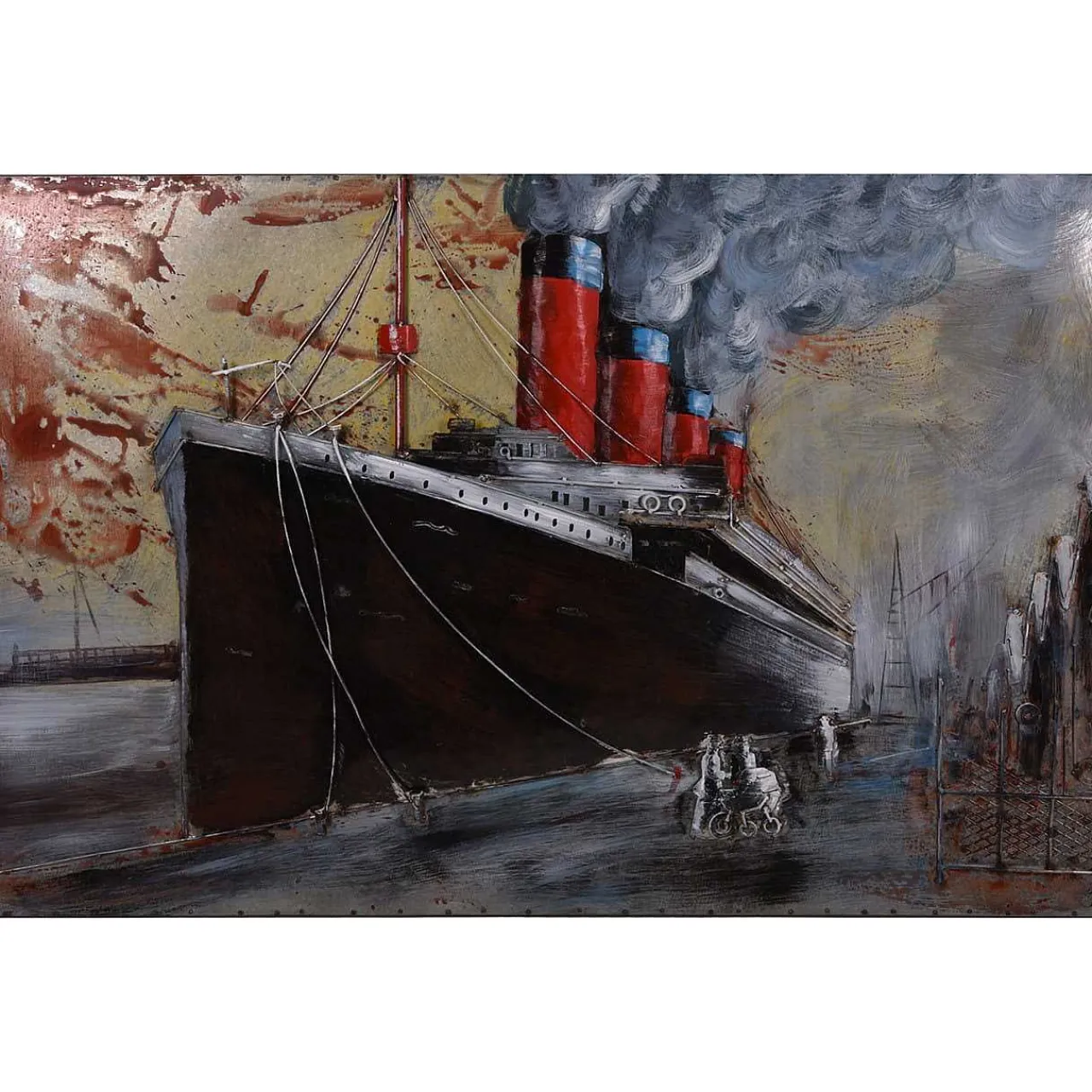mutoni pleasure 3D Metallbild Schiff Visionik 120X80> Mutoniart